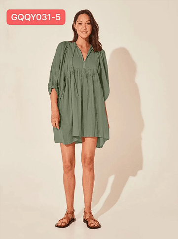 Rayah Dress - Khaki