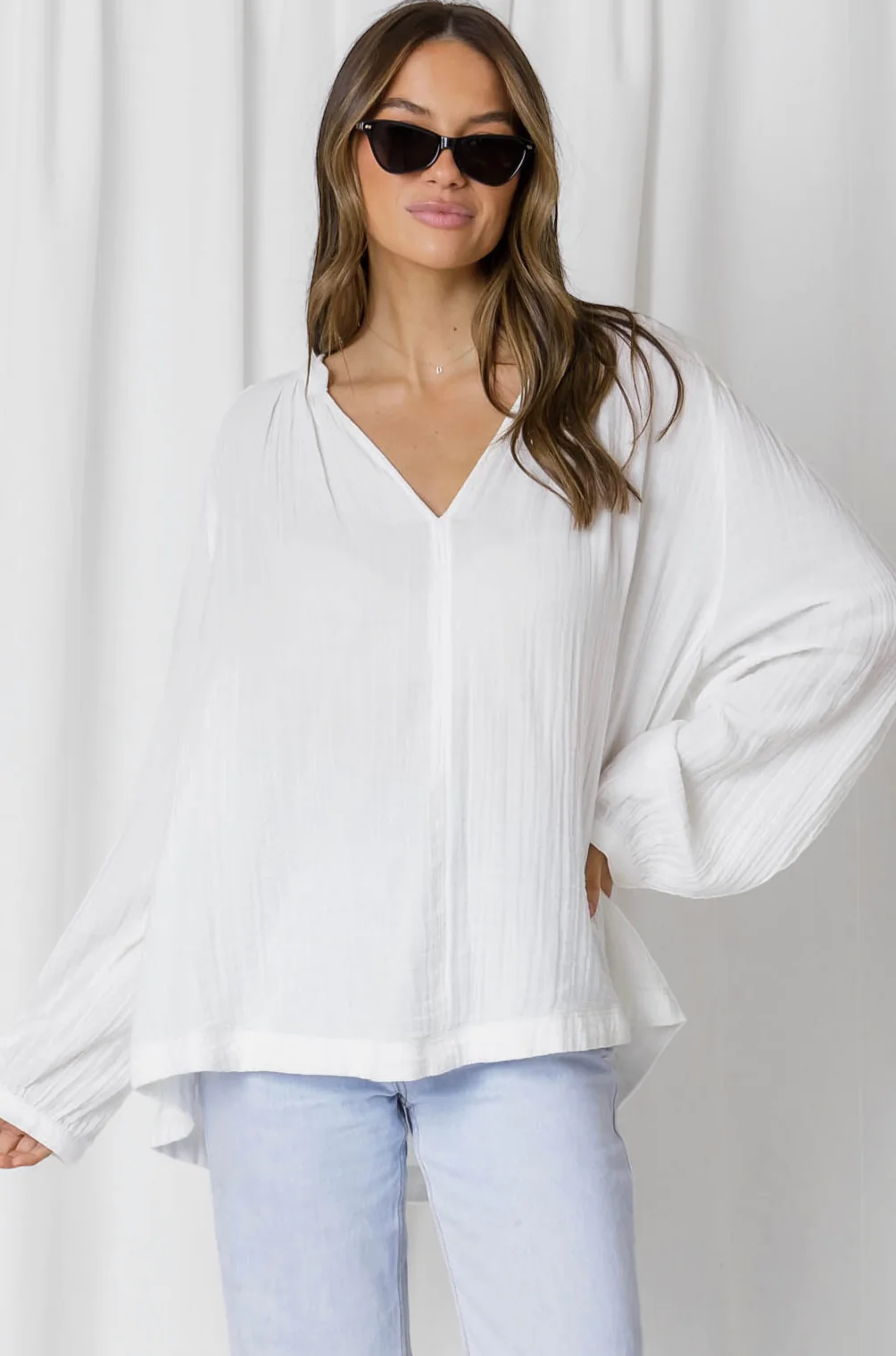 Shiloh Muslin Cotton Blouse