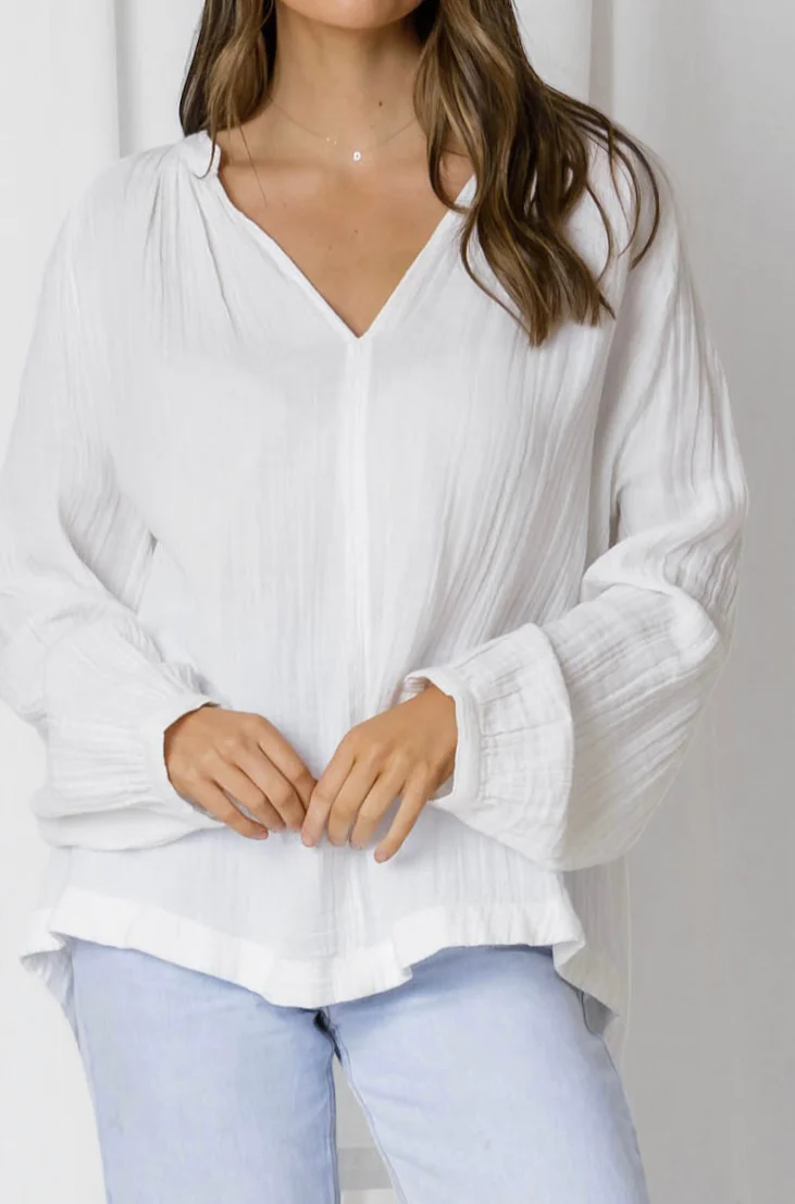 Shiloh Muslin Cotton Blouse