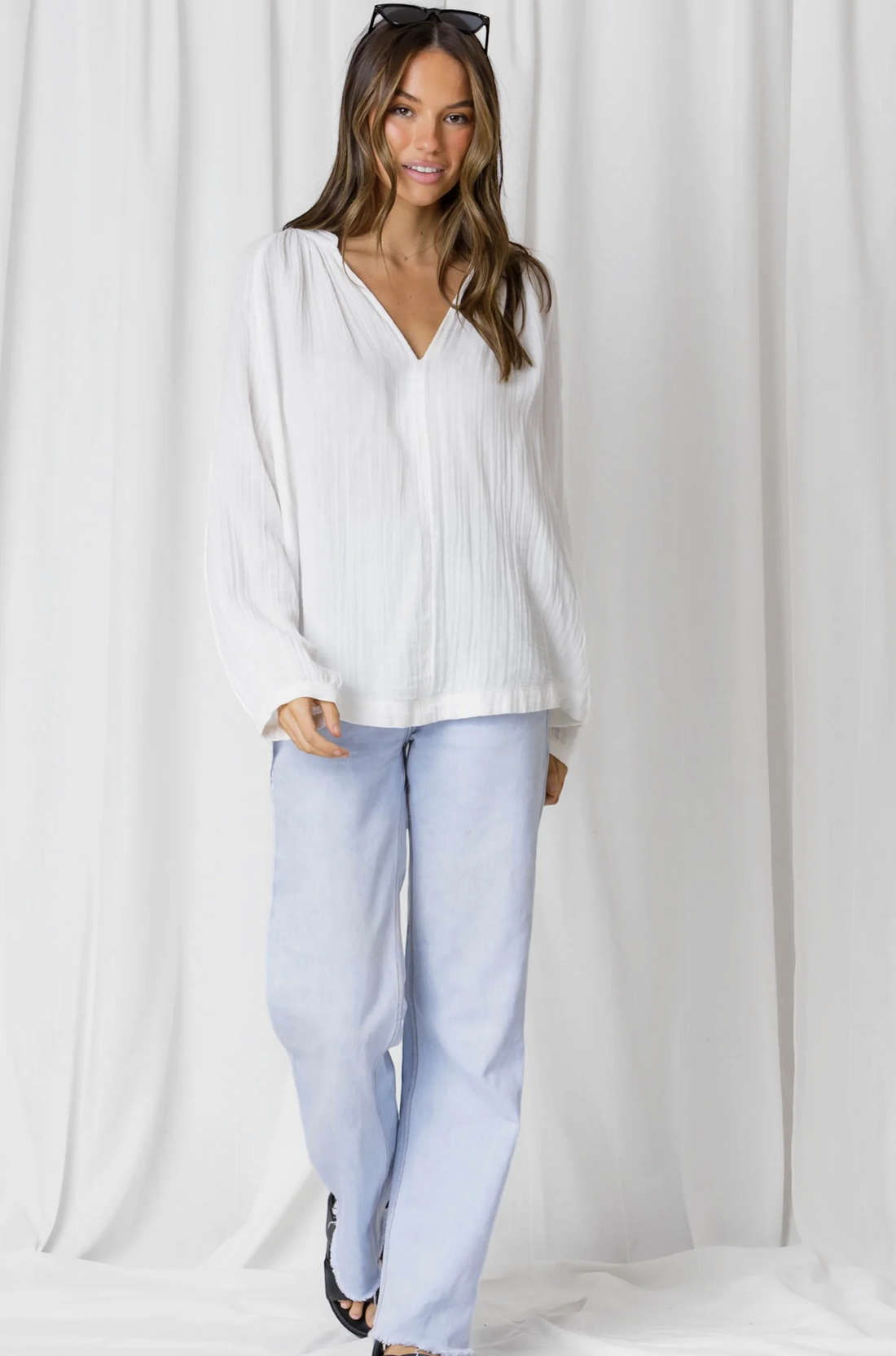 Shiloh Muslin Cotton Blouse