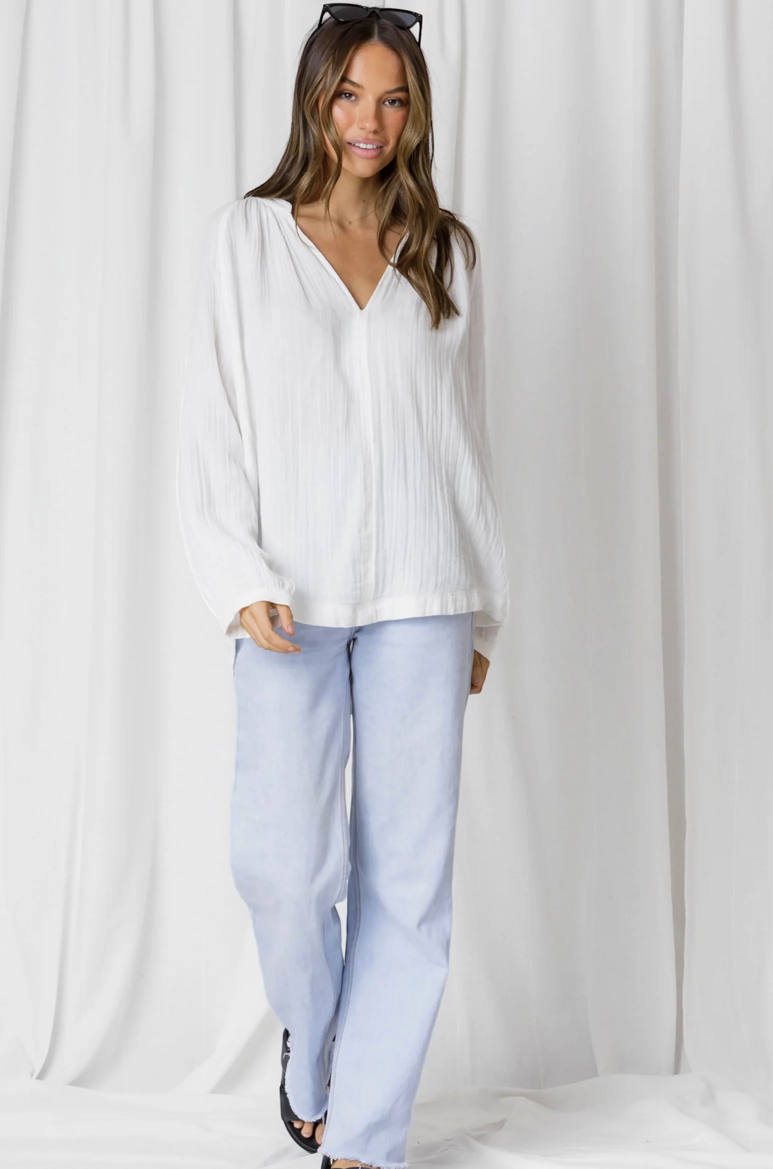 Shiloh Muslin Cotton Blouse