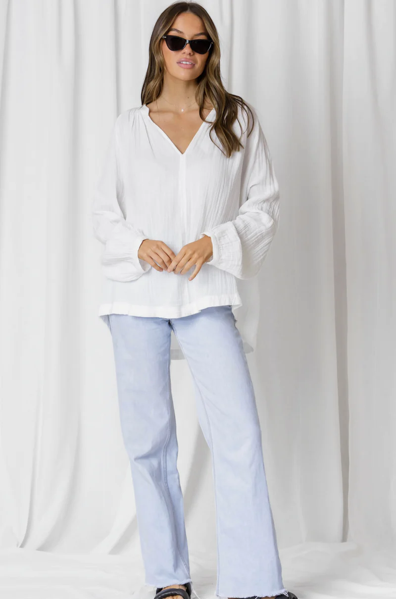 Shiloh Muslin Cotton Blouse