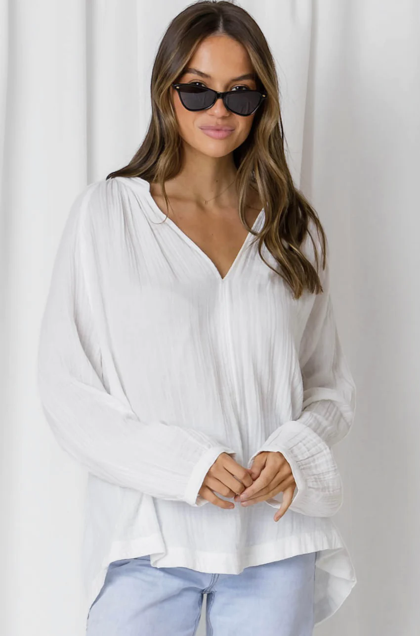 Shiloh Muslin Cotton Blouse