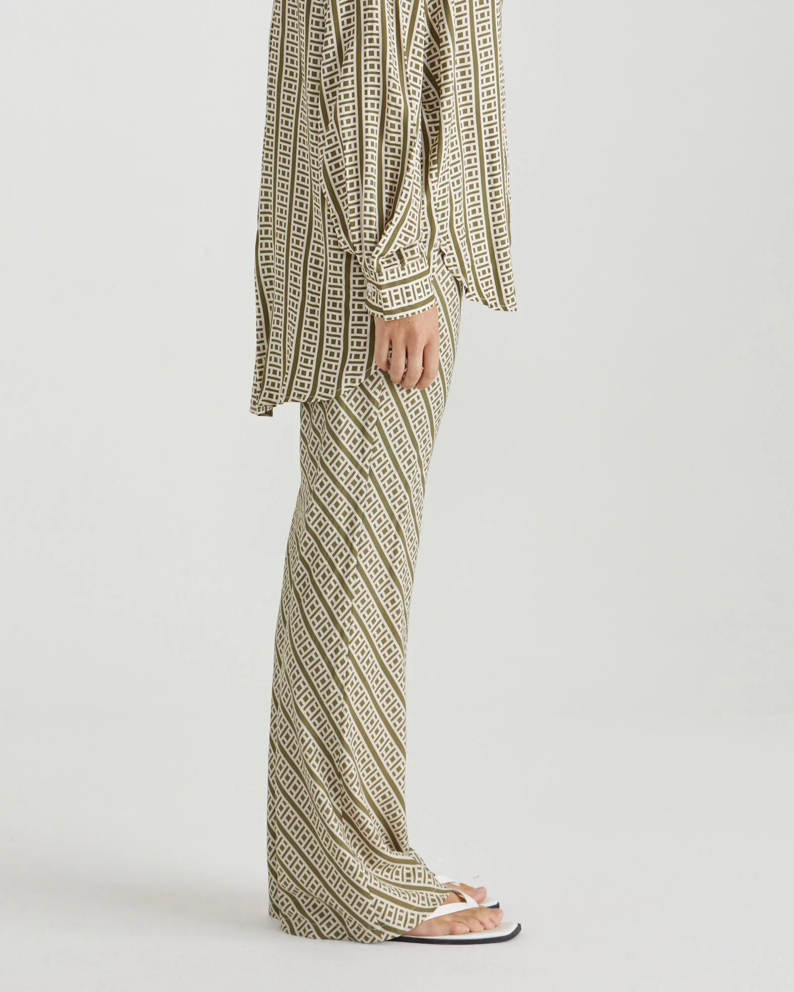 Sullivan Bias Pant - Geo Print