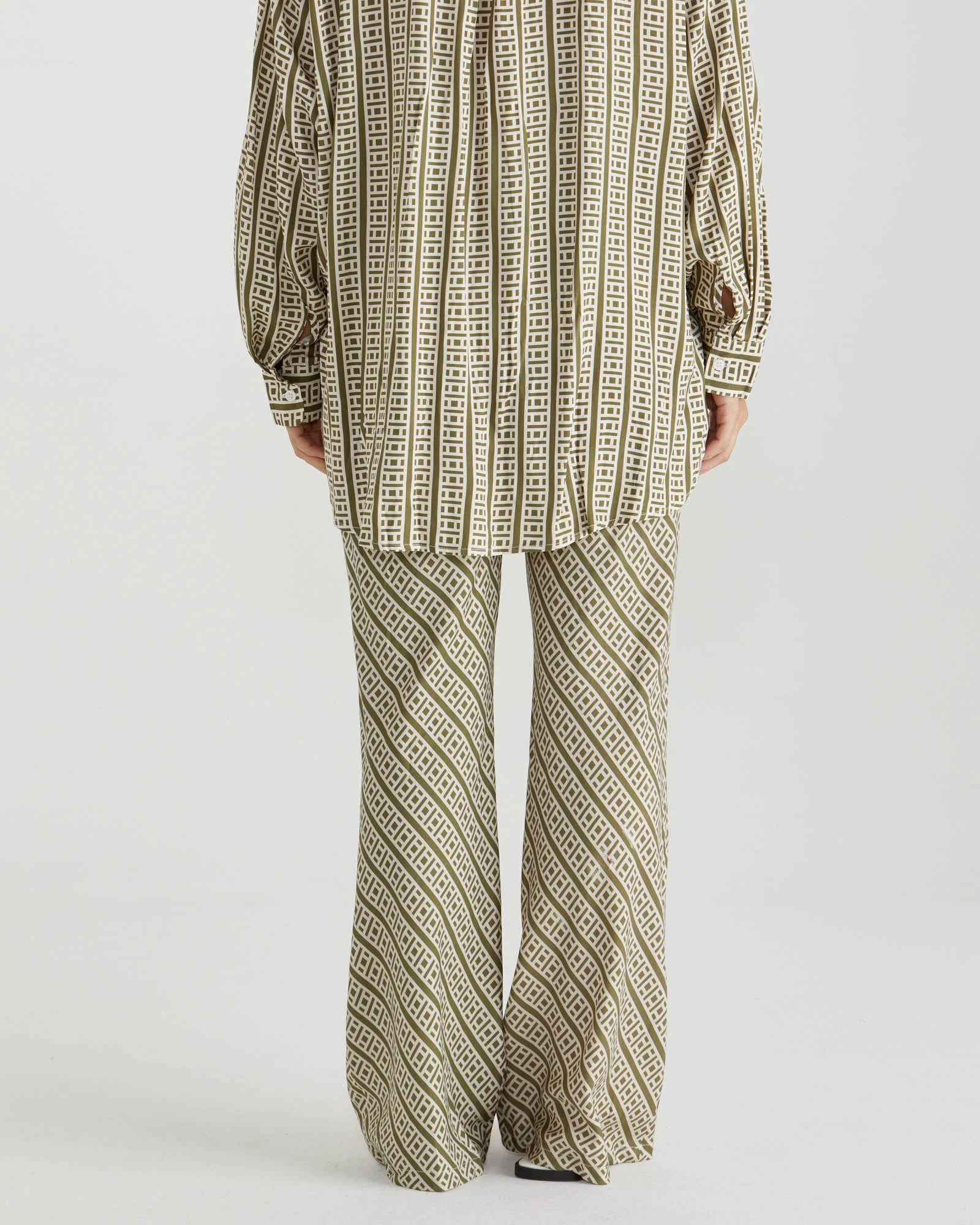 Sullivan Bias Pant - Geo Print