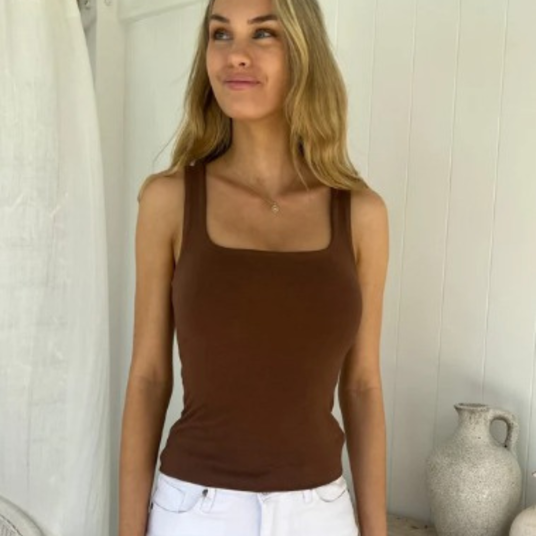 Thea Tank - Chocolate