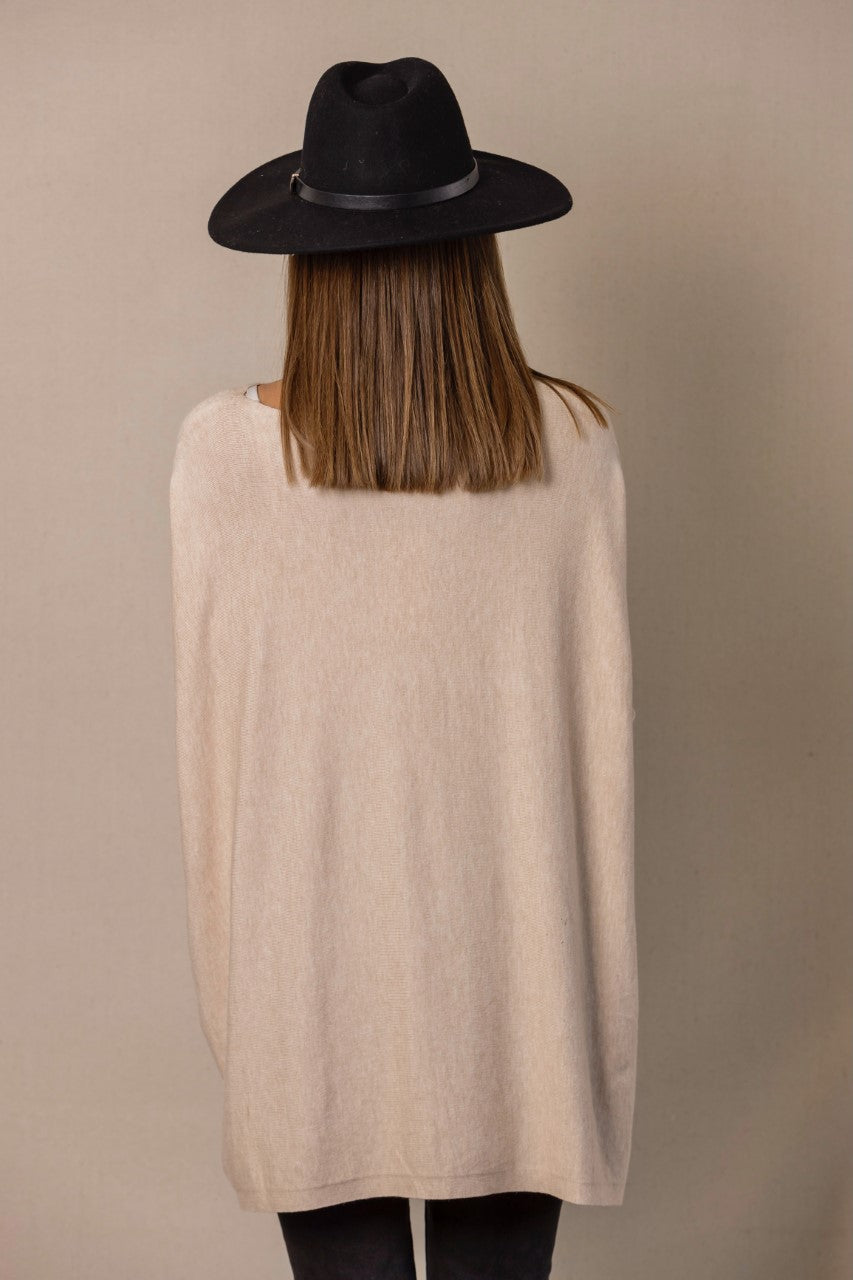Willow boxy star knit - Oatmeal