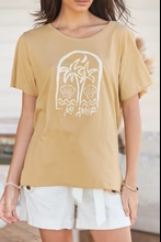 Mi Amor Tee - Caramel