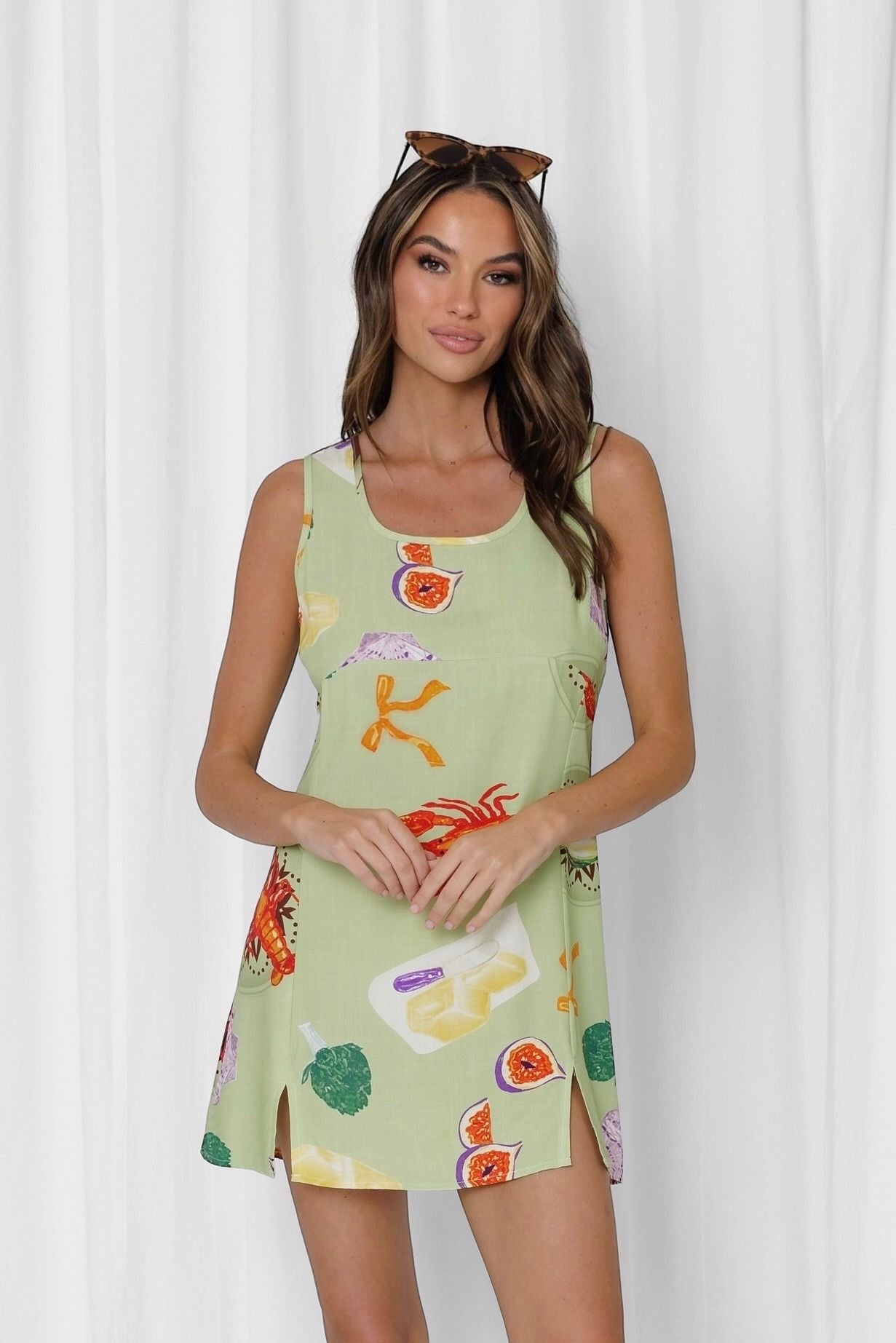 San Luca Mini Dress - Limonchello