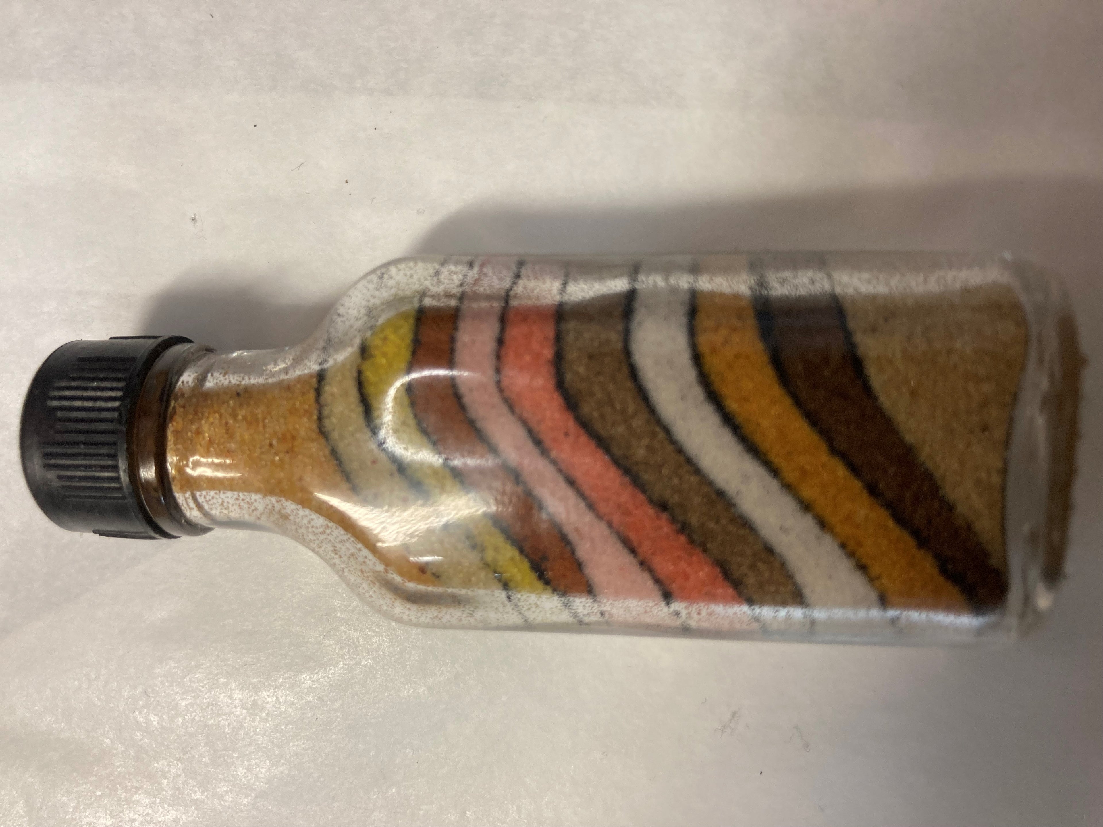 Rainbow Beach Coloured Sand bottle