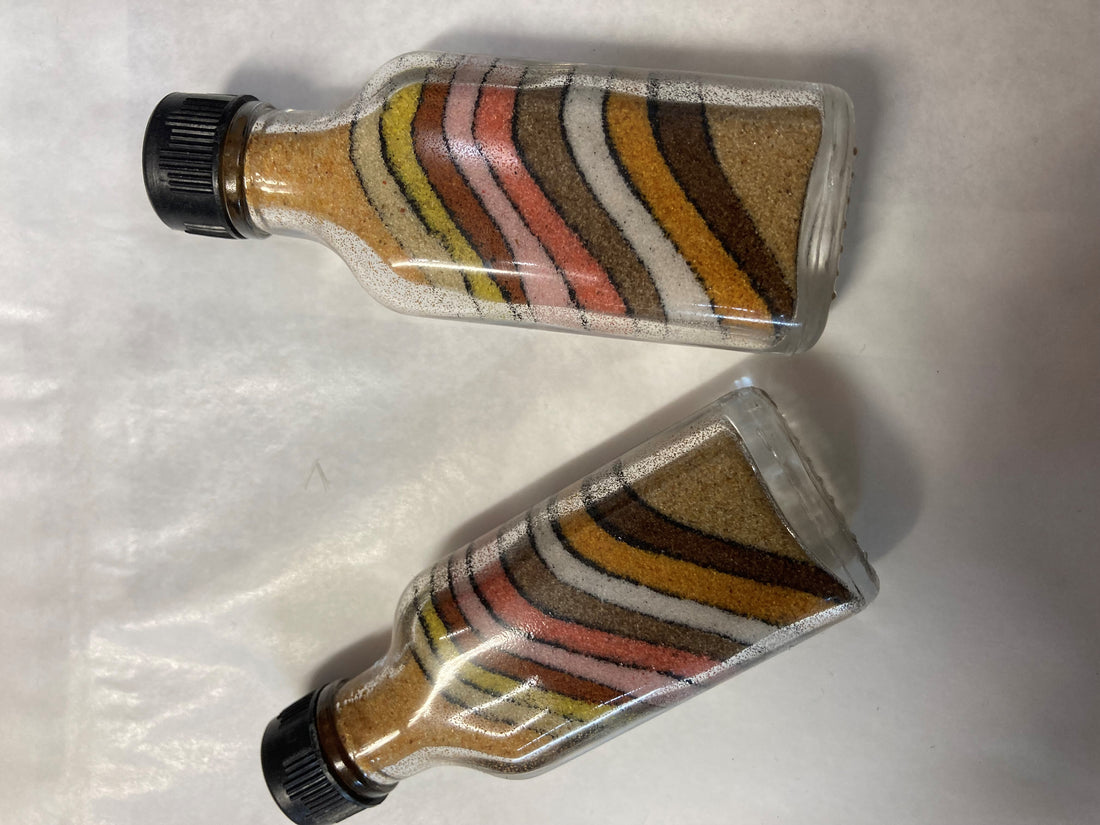 Rainbow Beach Coloured Sand bottle