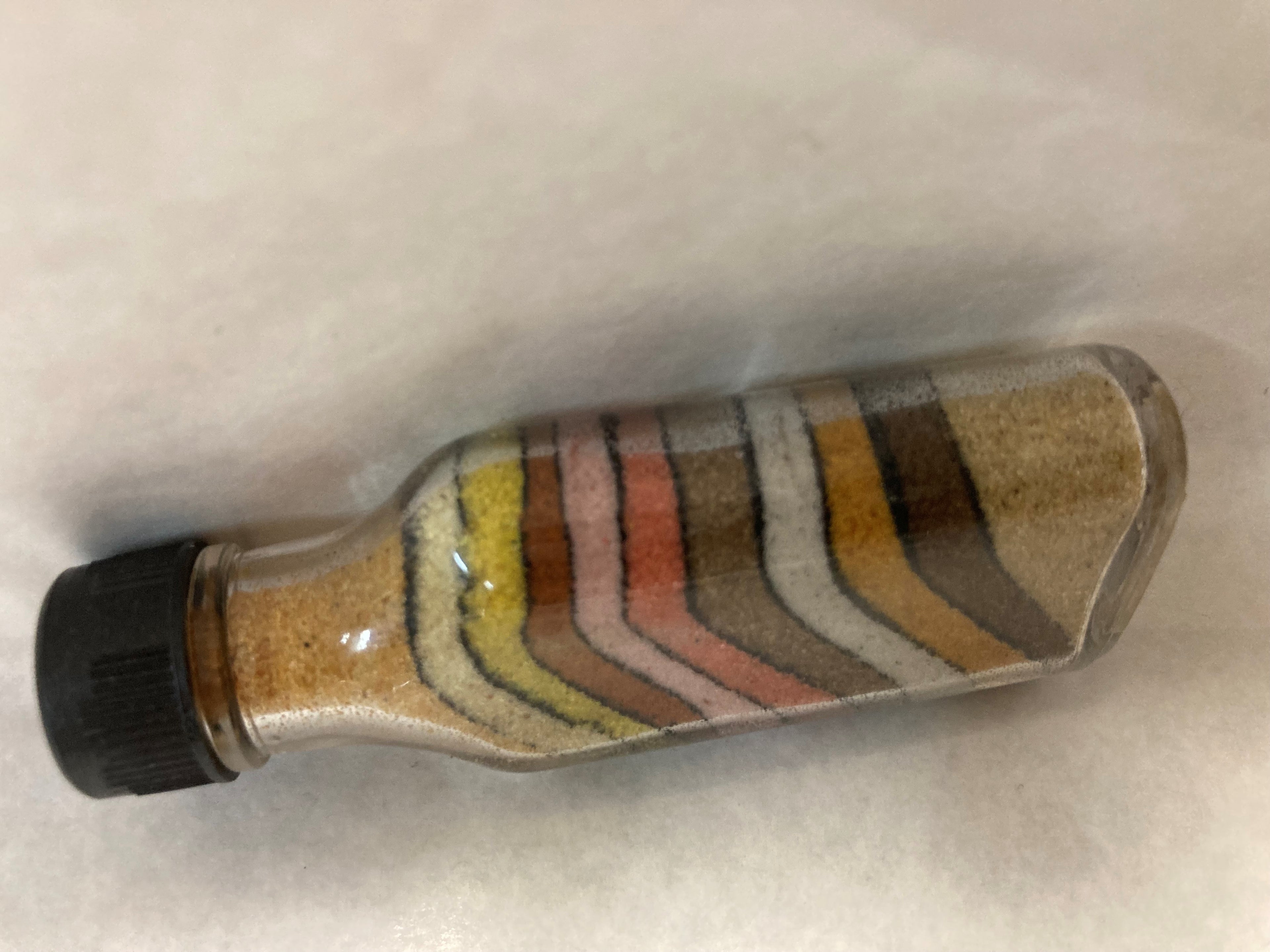 Rainbow Beach Coloured Sand bottle