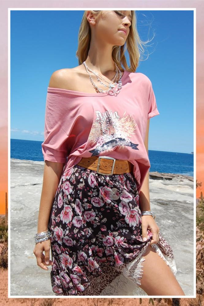 Vintage Floral Skirt