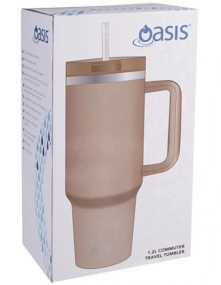 1.2L Commuter Travel Tumbler - Latte