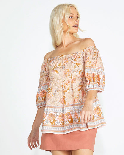 Poppy Off Shoulder Top