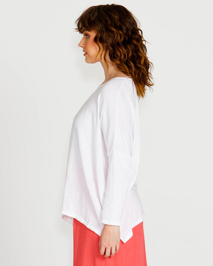 Shiv Batwing Knit - White