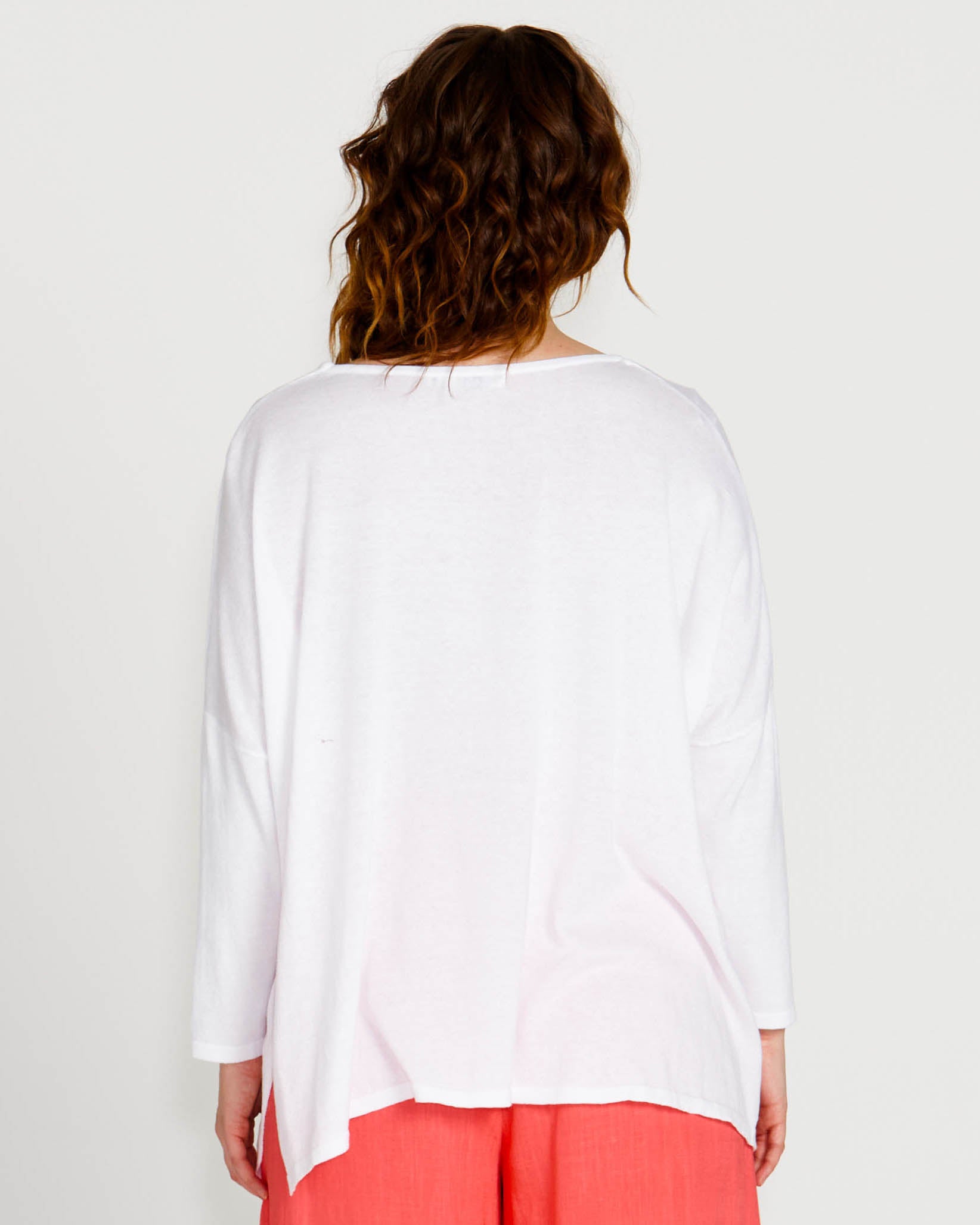 Shiv Batwing Knit - White