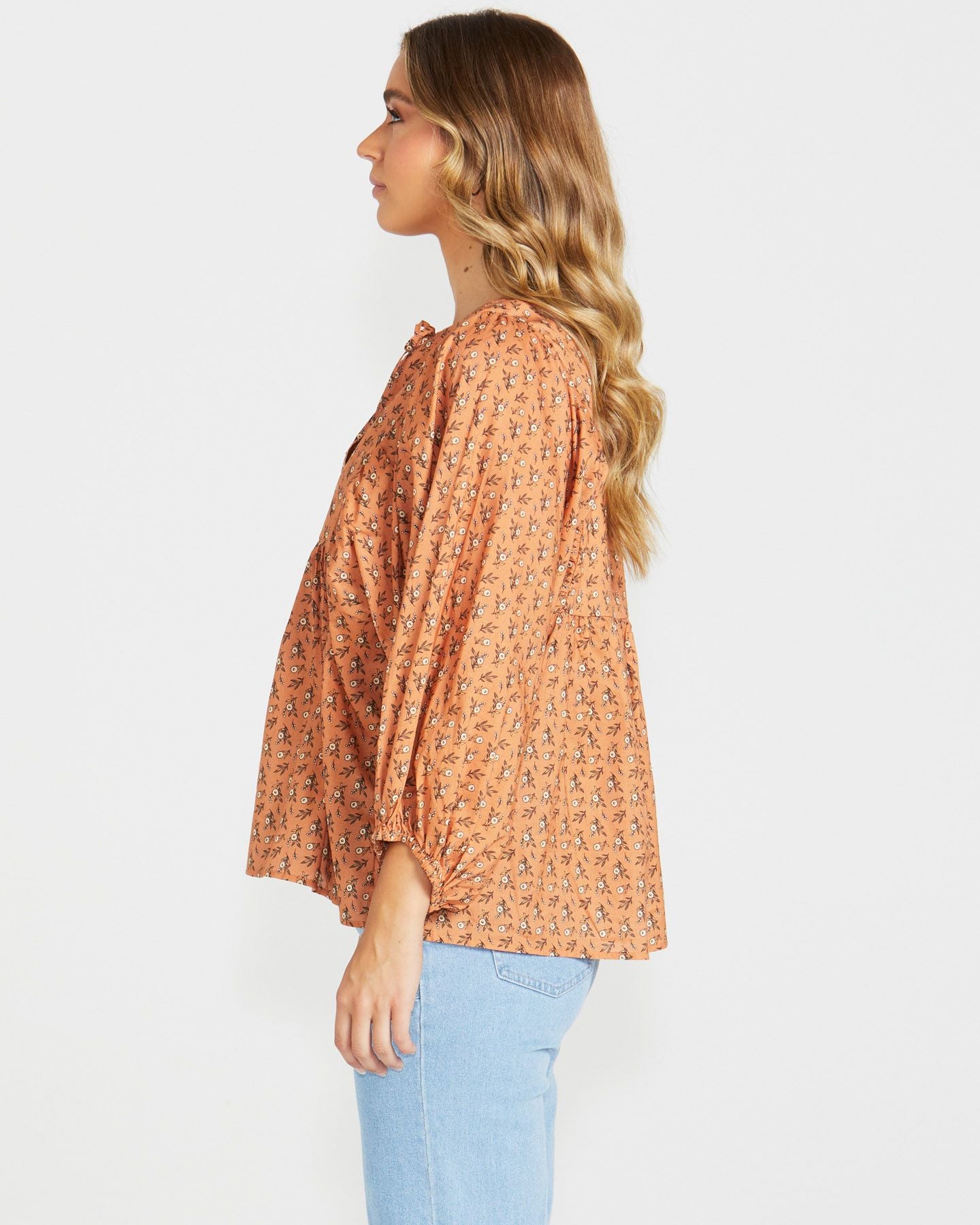 Shannon Boho Top - Ditsy