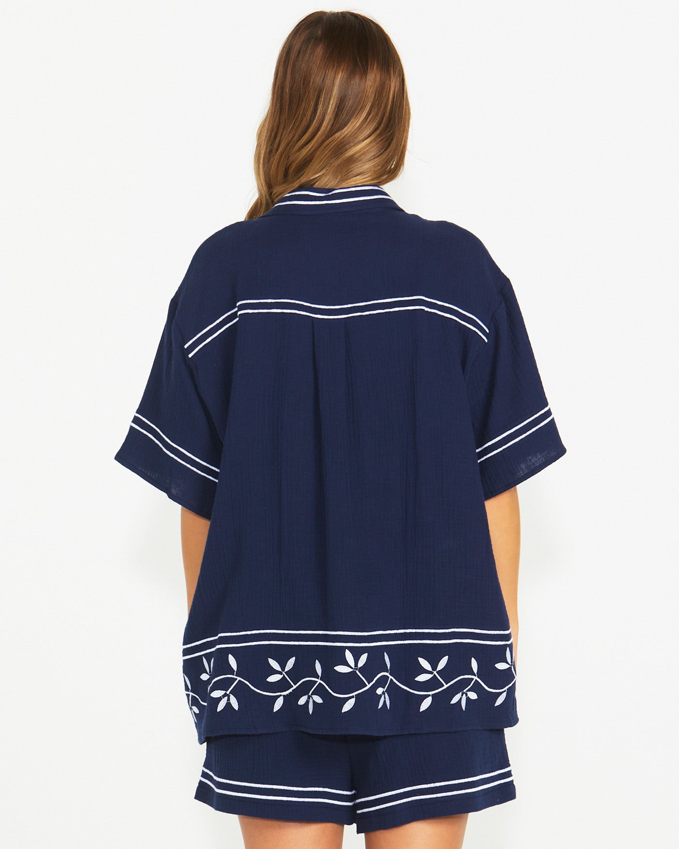 Jayden SS Shirt - Navy