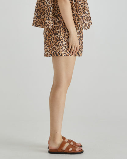 Rumi Shorts - Animal Print