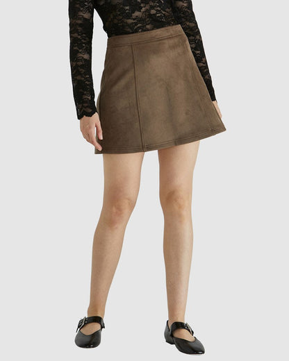 Neve Skirt - Dark Choc