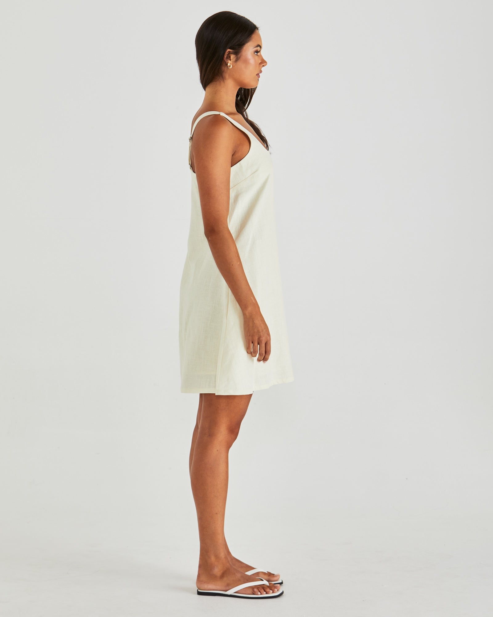 Vienna Mini Shift Dress - Butter Yellow