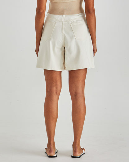 Sabine Denim Shorts - Parchment Wash