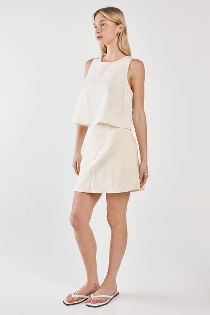 Vienne Skirt - Butter Yellow