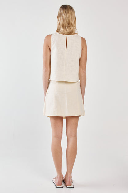 Vienne Skirt - Butter Yellow