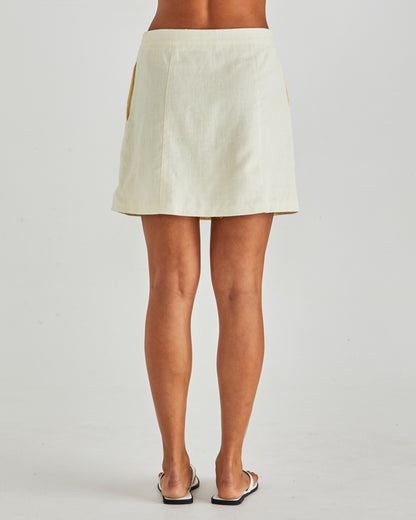 Vienne Skirt - Butter Yellow
