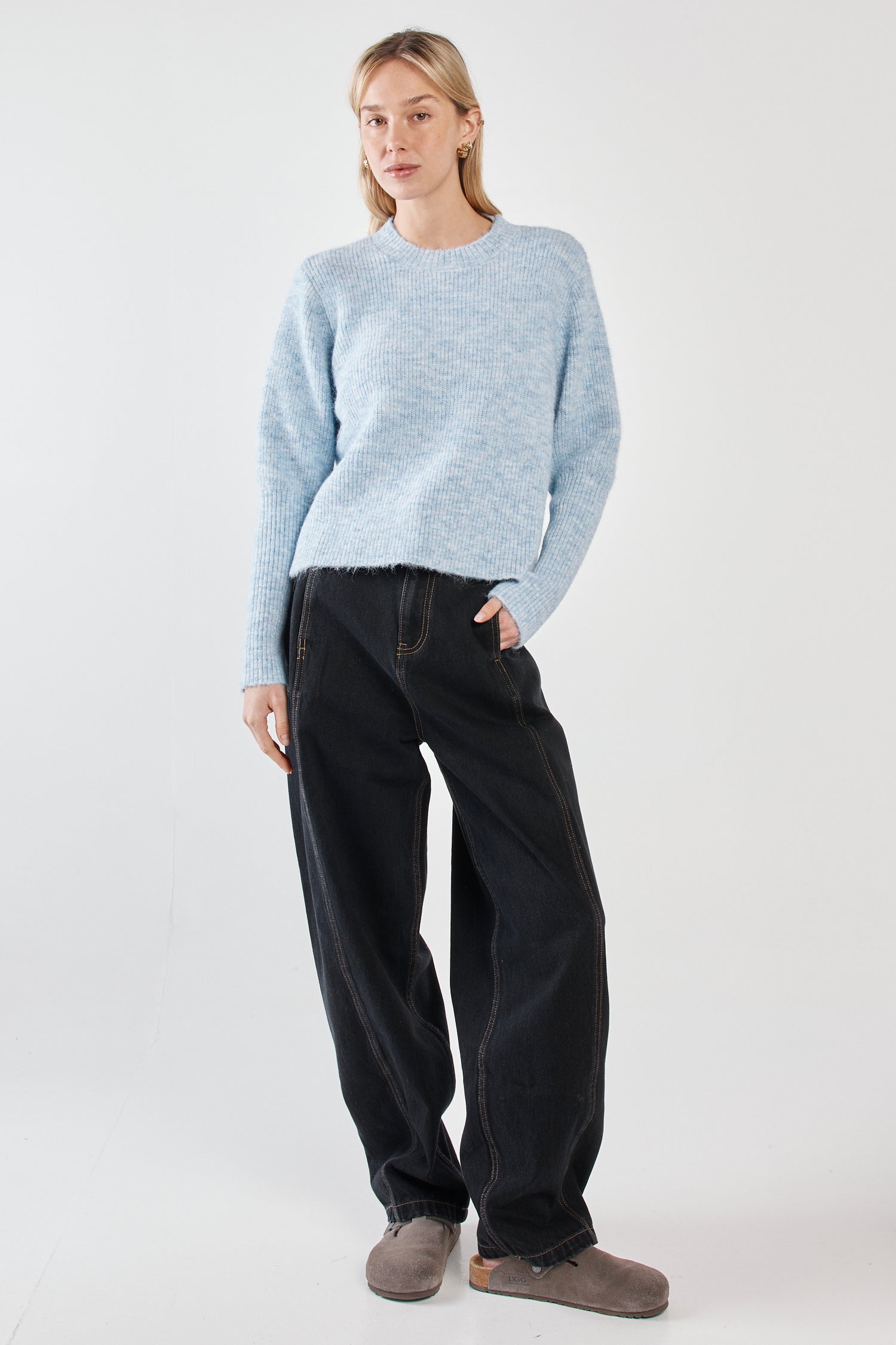 Marli Boxy Knit - Pale Knit