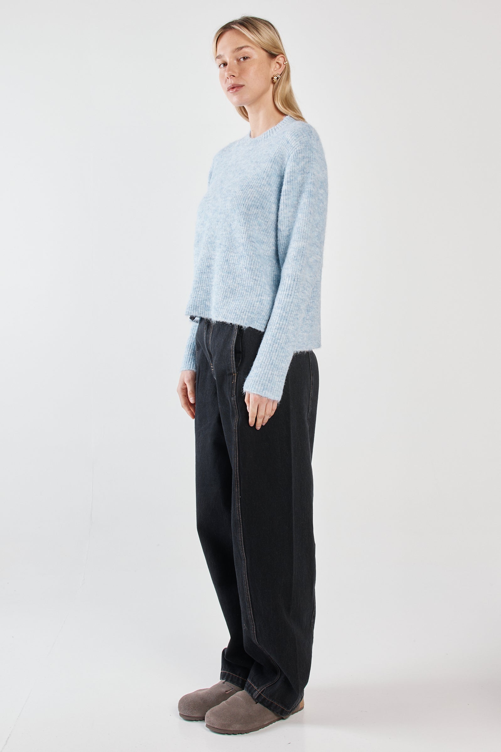 Marli Boxy Knit - Pale Knit
