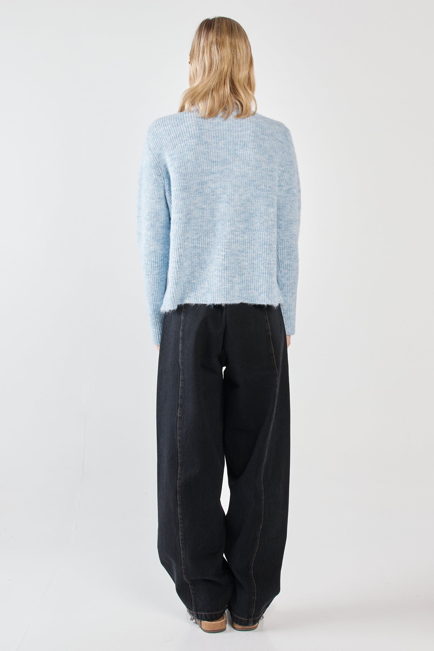 Marli Boxy Knit - Pale Knit