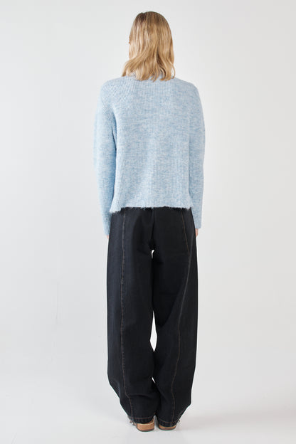 Marli Boxy Knit - Pale Knit