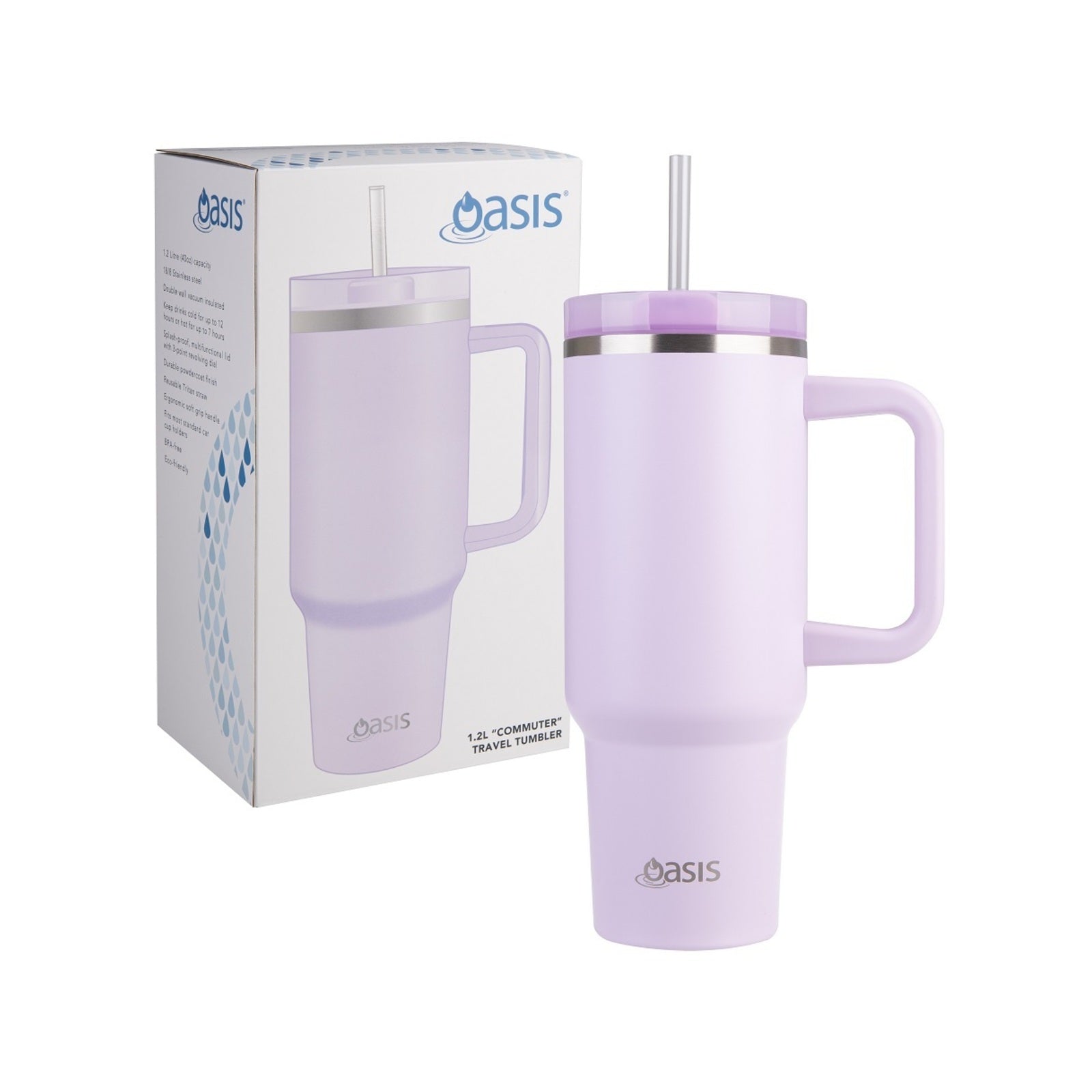 1.2L Commuter Travel Tumbler - Orchid