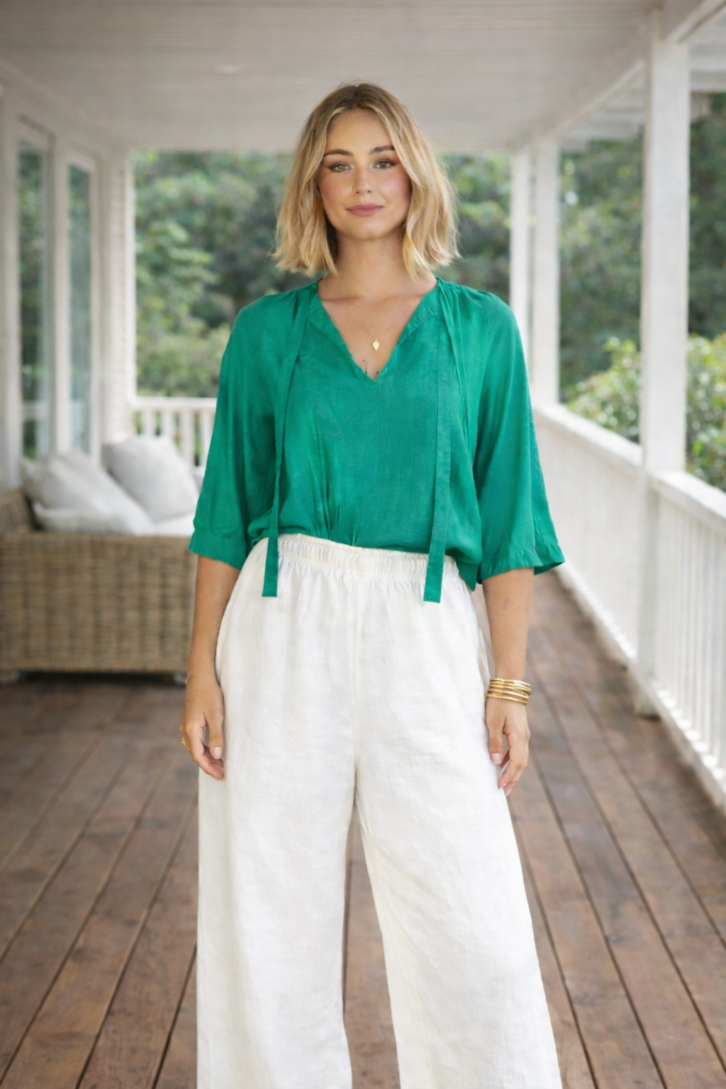 Agnes Top - Green