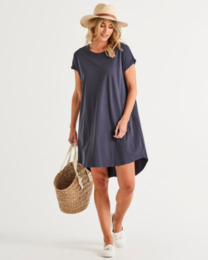 Maxine TShirt Dress - Coal