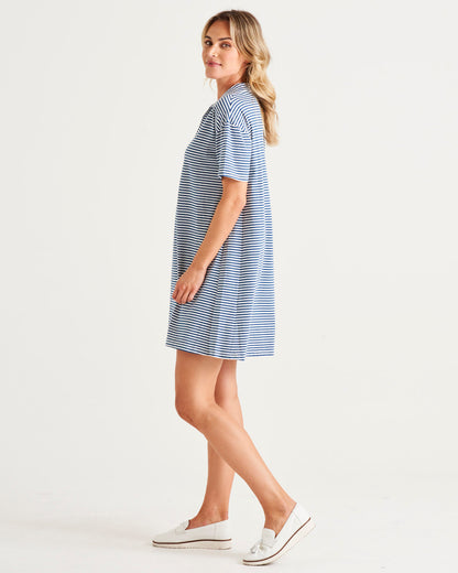 Deana Polo Dress - Persian Stripe