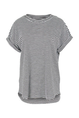 Short sleeve tee - white/ebony stripe