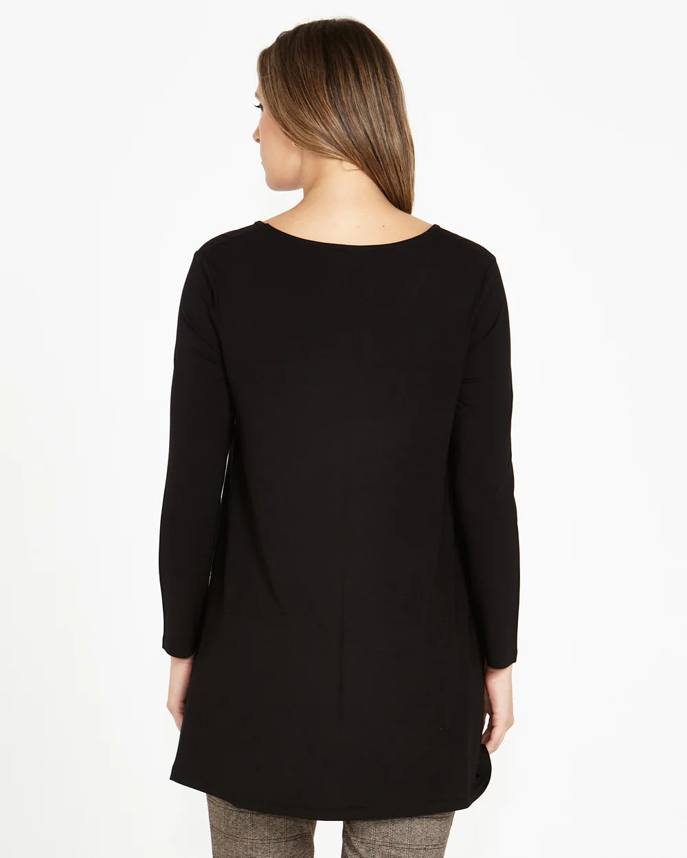 Cairo Tunic Bamboo Top - Black