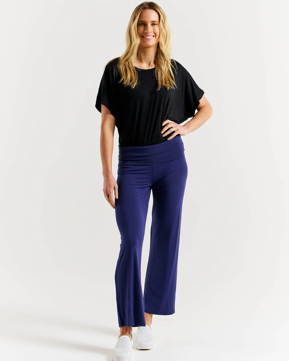 Houston Bamboo Pant - Navy