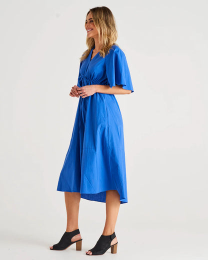 Cora Dress - Iris Blue