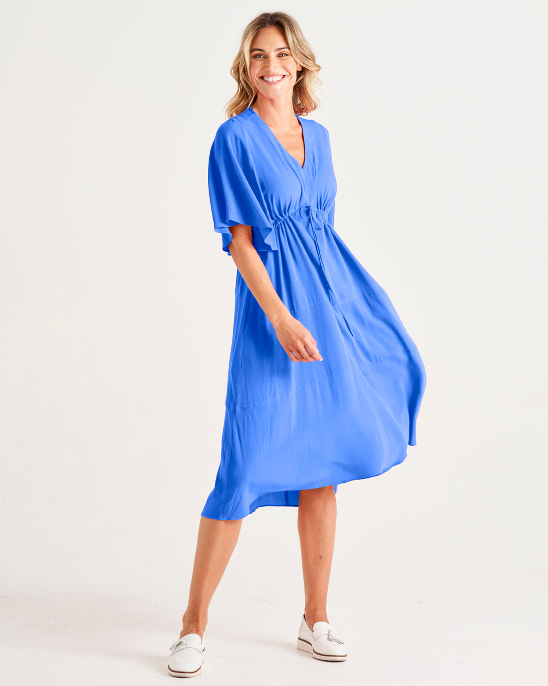 Saint Lucia Dress-Deco Blue