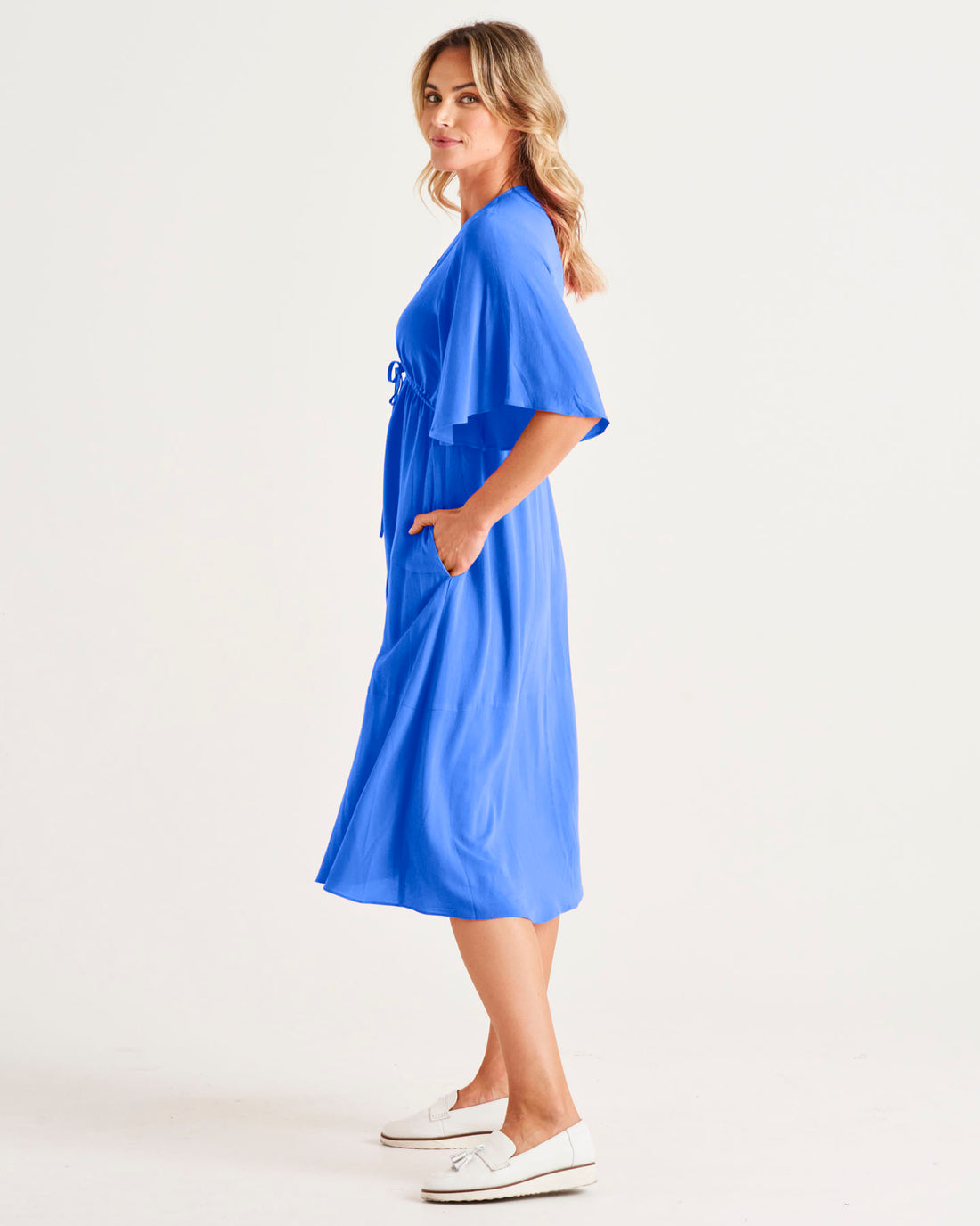 Saint Lucia Dress-Deco Blue