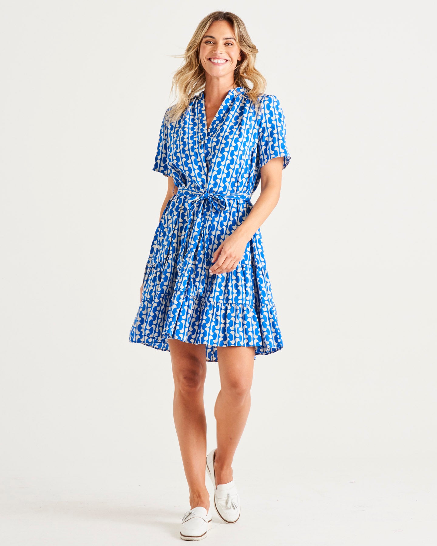 Port Douglas Dress - Foxy Blue