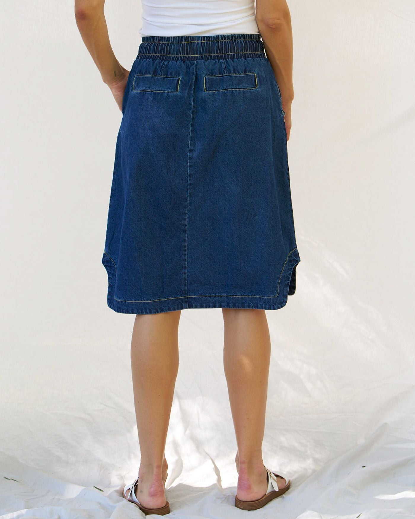 Desiree Denim Skirt - Blue Wash