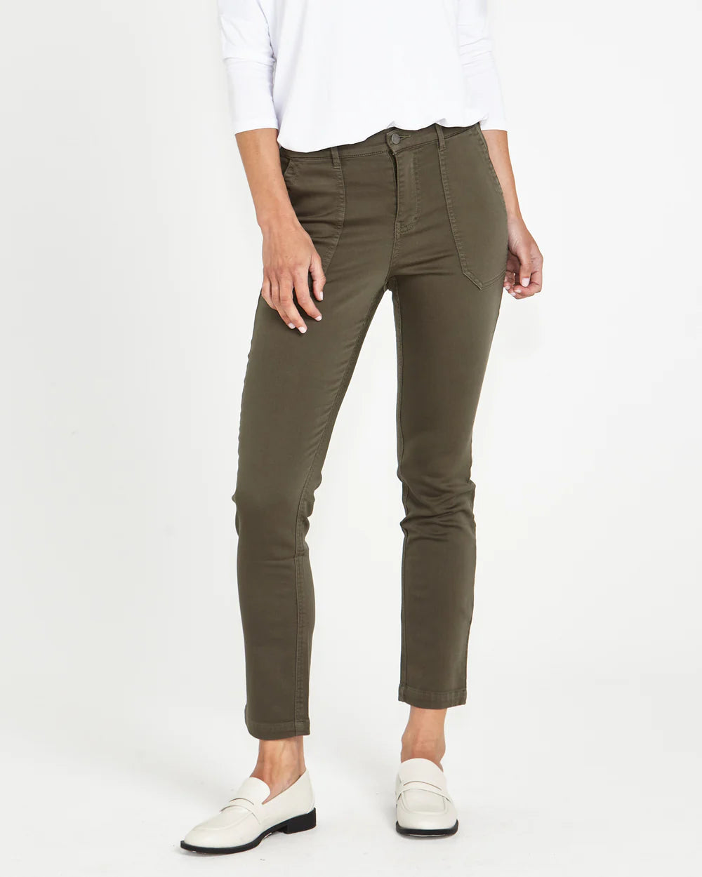 Roxette Stretch Chino Jogger - Khaki