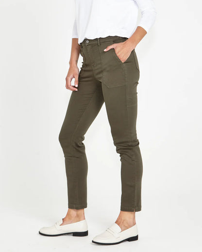 Roxette Stretch Chino Jogger - Khaki