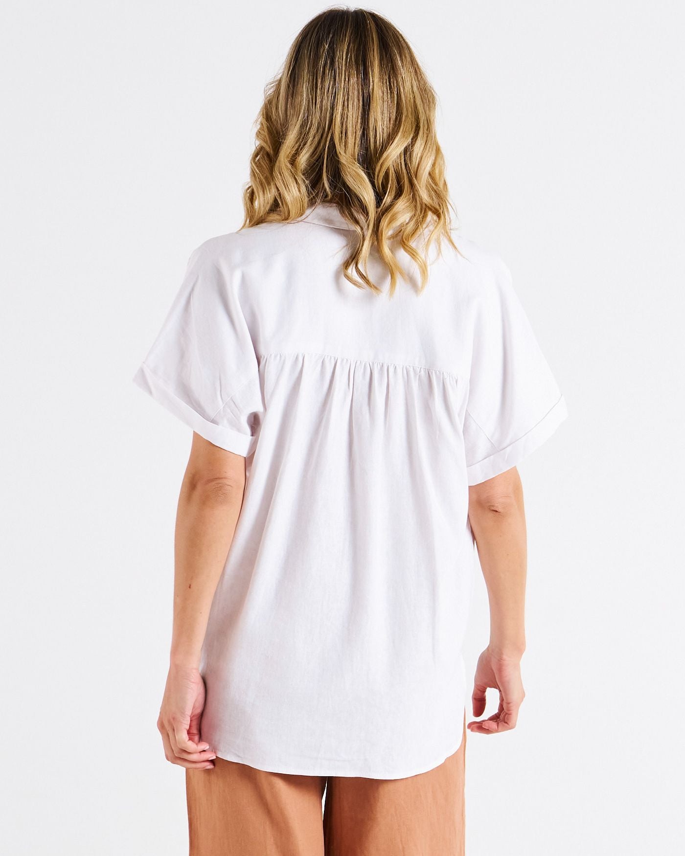 Flynn SS Shirt - White