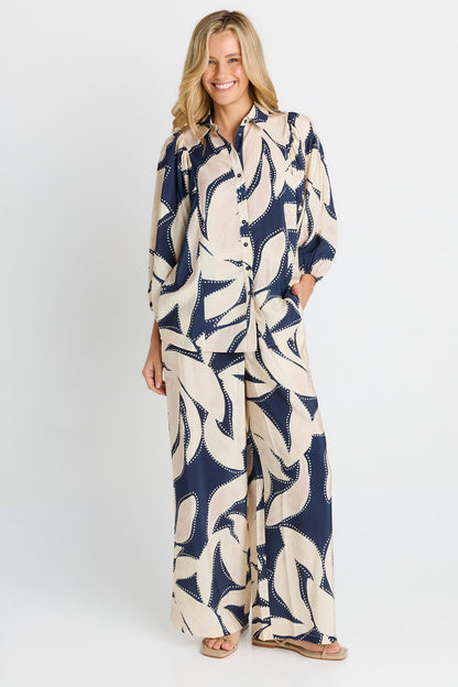 Zander Pants - Navy Floral Pant